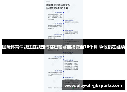 国际体育仲裁法庭裁定博格巴禁赛期缩减至18个月 争议仍在继续